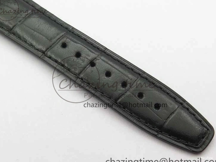 MIROTIME 0410 Elegant Portuguese IW371615 ZF 1:1 Best Edition SS Green Dial on Black Leather Strap A96355 V 7081